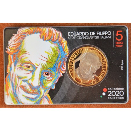 eurocoin eurocoins 5 Euro Italy 2020 - Eduardo de Filippo (Proof)