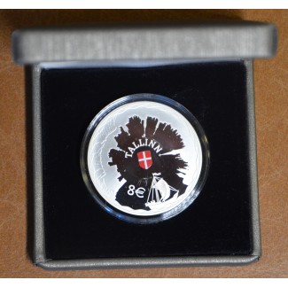 Euromince mince 8 Euro Estónsko 2017 - Tallinn (Proof)