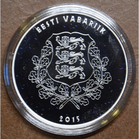 Euromince mince 10 Euro Estónsko 2015 - Eduard Vilde 150 (Proof)