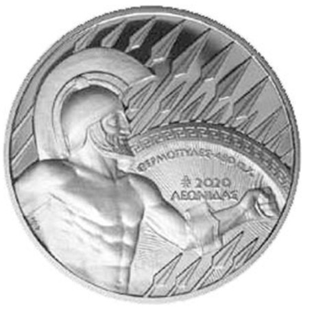 Euromince mince 10 Euro Grécko 2020 - Bitka pri Termopylách (Proof)