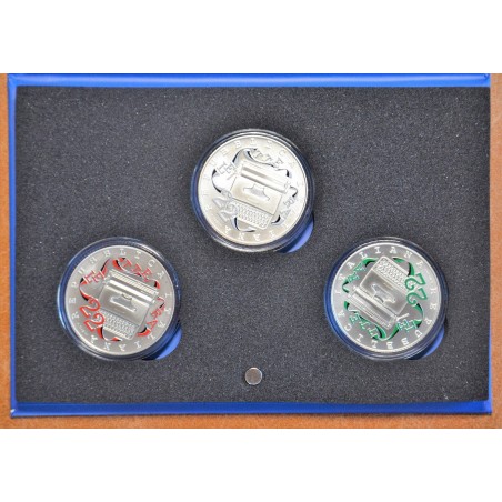 Euromince mince 3x 5 Euro Taliansko 2020 - Olivetti 22 (BU)