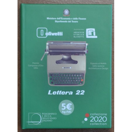 Euromince mince 5 Euro Taliansko 2020 - Zelené Olivetti 22 (BU)