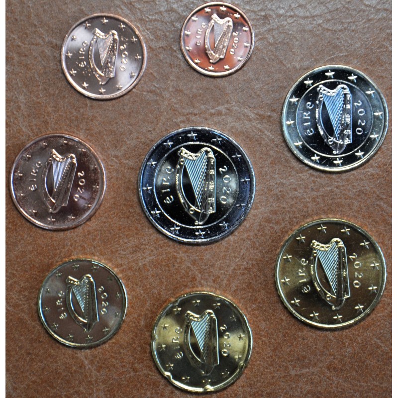 Euromince mince Írsko 2020 sada 8 mincí (UNC)