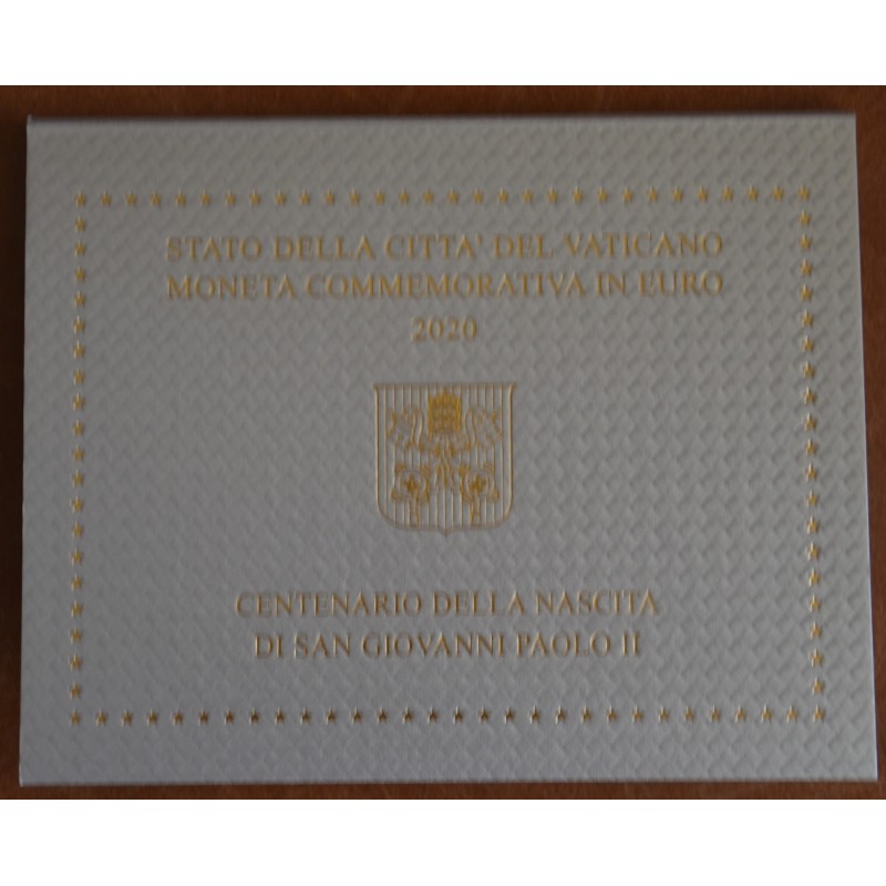 eurocoin eurocoins Cover for 2 Euro Vatican 2020 - 100th Anniversar...