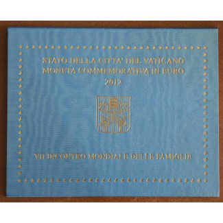 euroerme érme Eredeti tok 2 Euro Vatikán 2012 - A családok 7. világ...