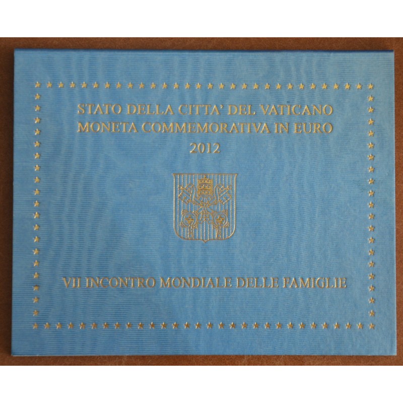 Euromince mince Obal na 2 Euro Vatikán 2012 - 7. svetové stretnutie...