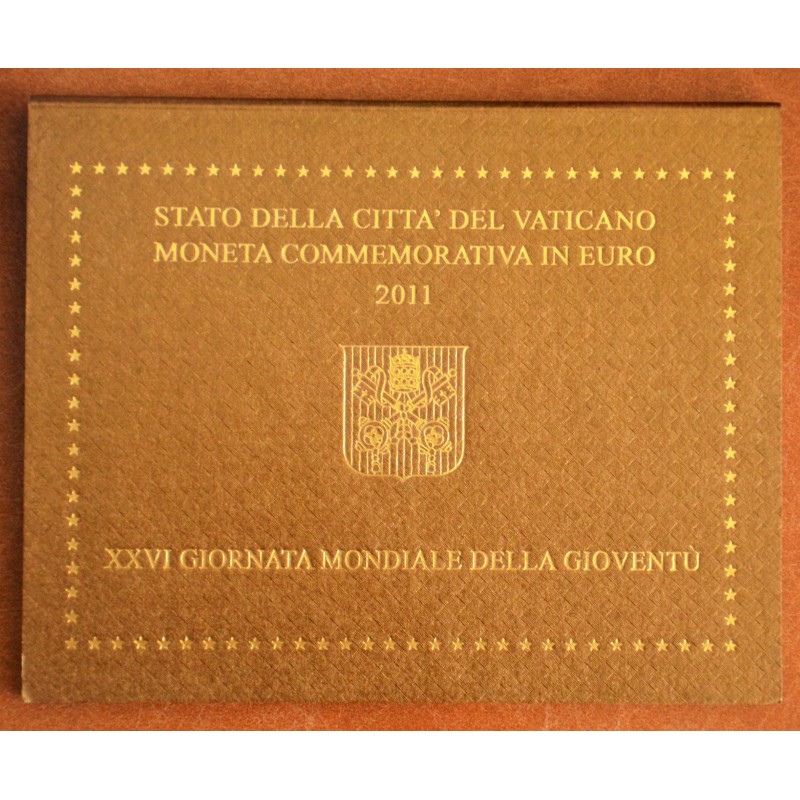 eurocoin eurocoins Cover for 2 Euro Vatican 2011 - XXVI World Youth...