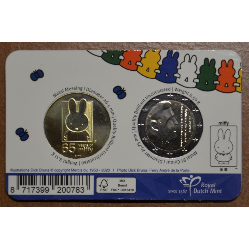 eurocoin eurocoins 2 Euro Netherlands 2020 - Dick Bruna (BU)