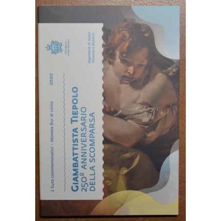Euromince mince 2 Euro San Marino 2020 - Giovanni Battista Tiepolo ...