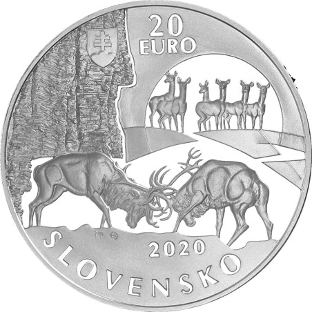 eurocoin eurocoins 20 Euro Slovakia 2020 - Poľana (BU)