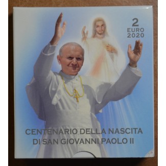 euroerme érme 2 Euro Vatikán 2020 - II. János Pál születésének 100....