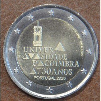 Euromince mince Poškodená 2 Euro Portugalsko 2020 - Universita v Co...