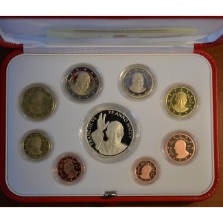 eurocoin eurocoins Official 9 coins set of Vatican 2015 (Proof)