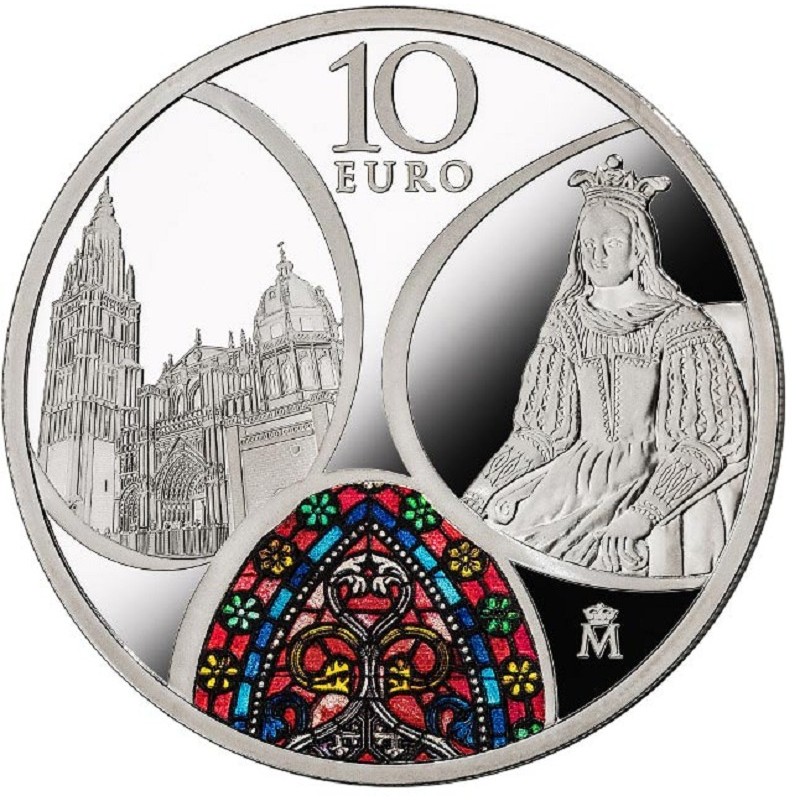 Euromince mince 10 Euro Španielsko 2020 -Gotika (Proof)
