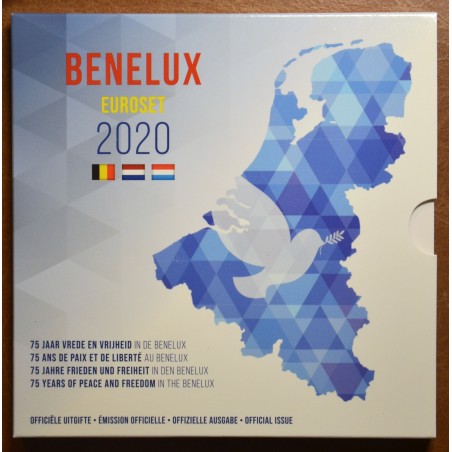 euroerme érme BeNeLux 2020 - hivatalos 24 részes szett (BU)