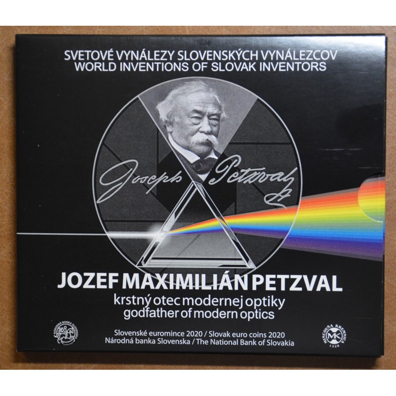 Euromince mince Slovensko 2020 sada mincí - Jozef Maximilián Petzva...