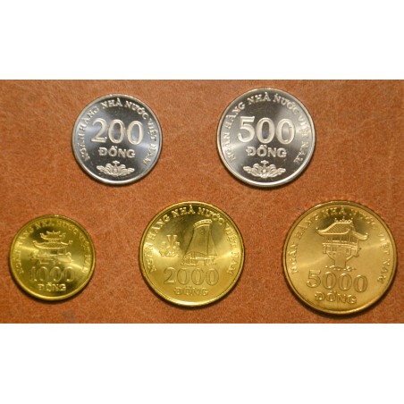 eurocoin eurocoins Vietnam 5 coins 2003 (UNC)