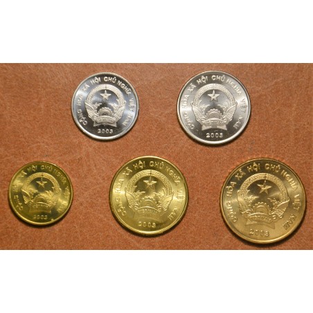 Euromince mince Vietnam 5 mincí 2003 (UNC)