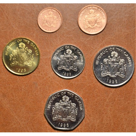 eurocoin eurocoins Gambia 6 coins 1998 (UNC)