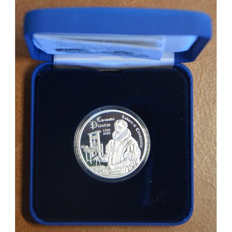 Euromince mince 10 Euro Belgicko 2020 - Christoffel Plantijn (Proof)