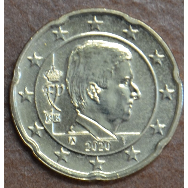 Euromince mince 20 cent Belgicko 2020 - Kráľ Filip (UNC)