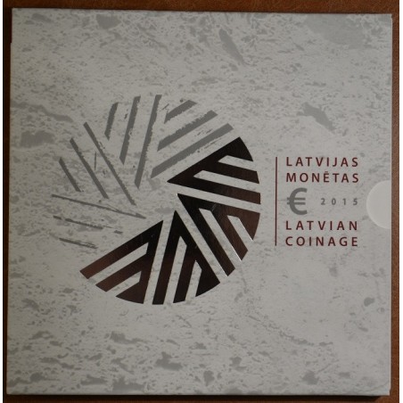 Euromince mince Lotyšsko 2015 sada 9 mincí (BU)
