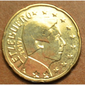 Euromince mince 20 cent Luxembursko 2019 so značkou \\"most\\" (UNC)