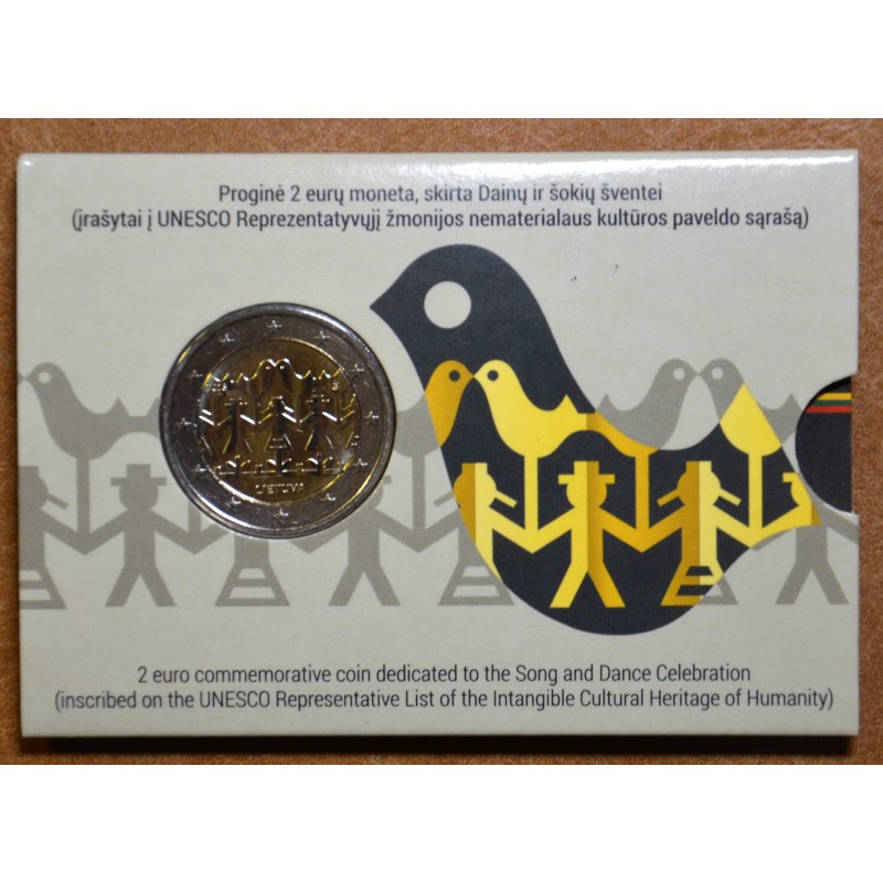 eurocoin eurocoins 2 Euro Lithuania 2018 - Lithuanian Song and Danc...