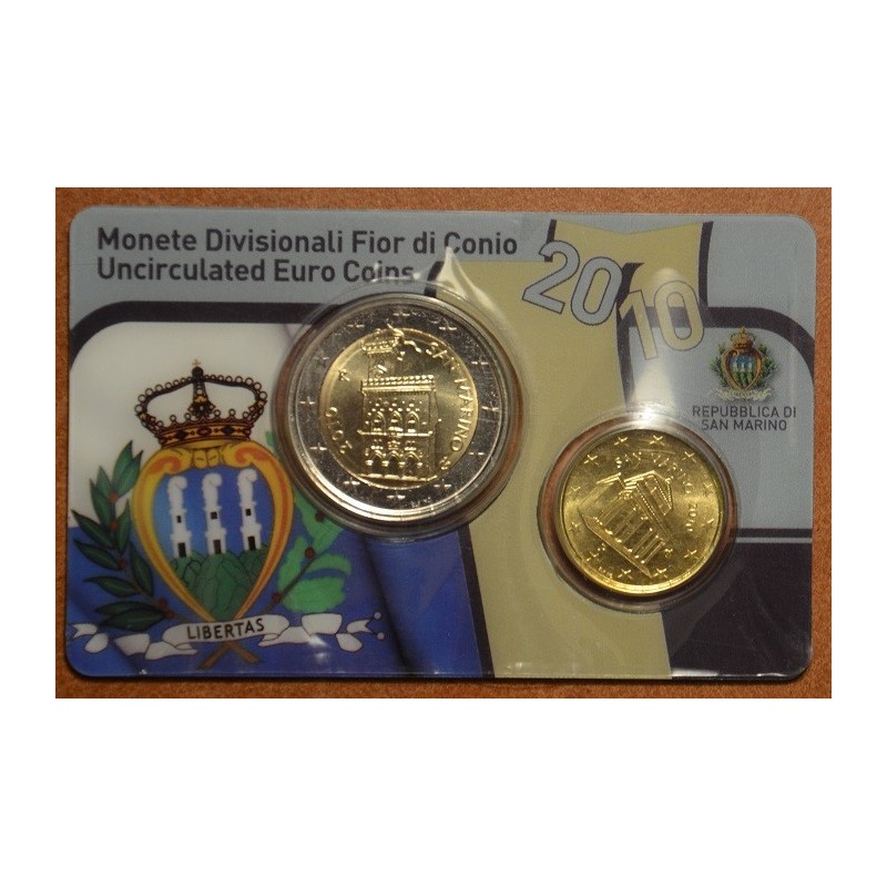 euroerme érme Minikit San Marino 2010 (BU)