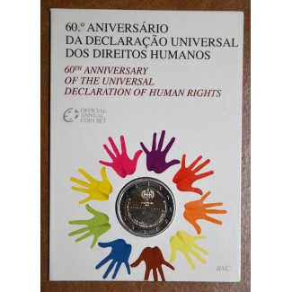Euromince mince 2 Euro Portugalsko 2008 - 60. výročie Všeobecnej de...