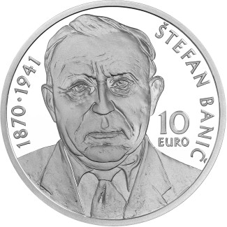 Euromince mince 10 Euro Slovensko 2020 - Štefan Banič (BU)