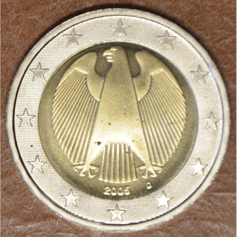 Euromince mince 2 Euro Nemecko \\"D\\" 2005 (UNC)