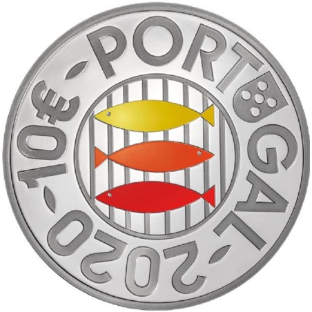 eurocoin eurocoins 10 Euro Portugal 2020 - The Sardines (Proof)