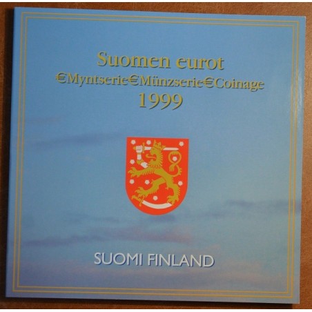 eurocoin eurocoins Finland 1999 - official set of 8 coins (BU)