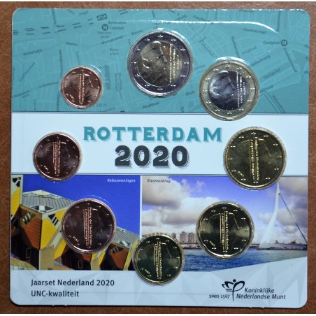 eurocoin eurocoins Netherlands 2020 - Rotterdam set of 8 coins (UNC)