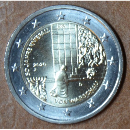 Euromince mince 2 Euro Nemecko 2020 \\"J\\" Varšavské pokľaknutie (...