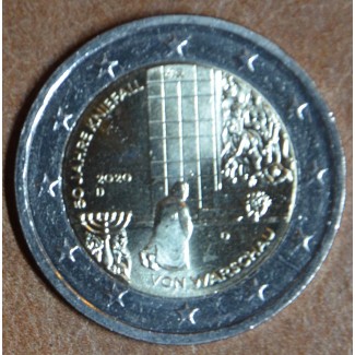 Euromince mince 2 Euro Nemecko 2020 \\"D\\" Varšavské pokľaknutie (...