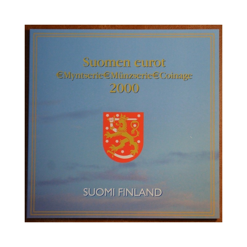 eurocoin eurocoins Finland 2000 - official set of 8 coins (BU)