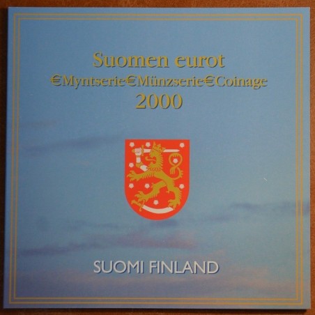 euroerme érme Finnország 2000 - 8 részes forgalmi sor (BU)