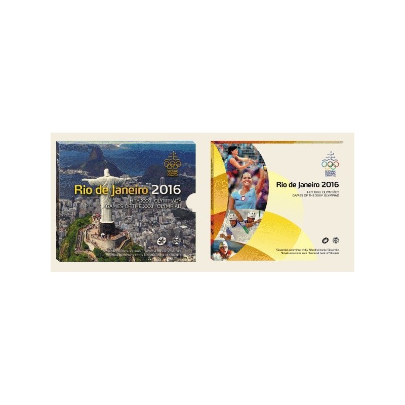 eurocoin eurocoins Set of 8 Slovak coins 2016 RIO (BU)