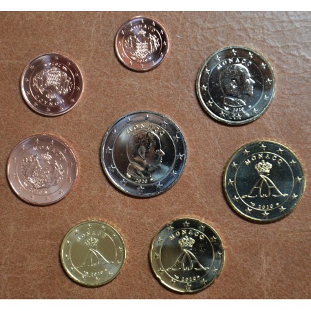 eurocoin eurocoins Monaco 2020 set of 8 coins (UNC)