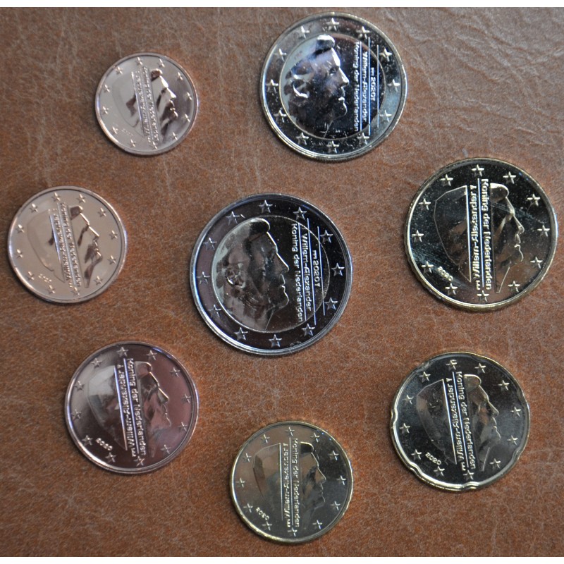 Euromince mince Holandsko 2020 sada 8 mincí Viliam Alexander (UNC)
