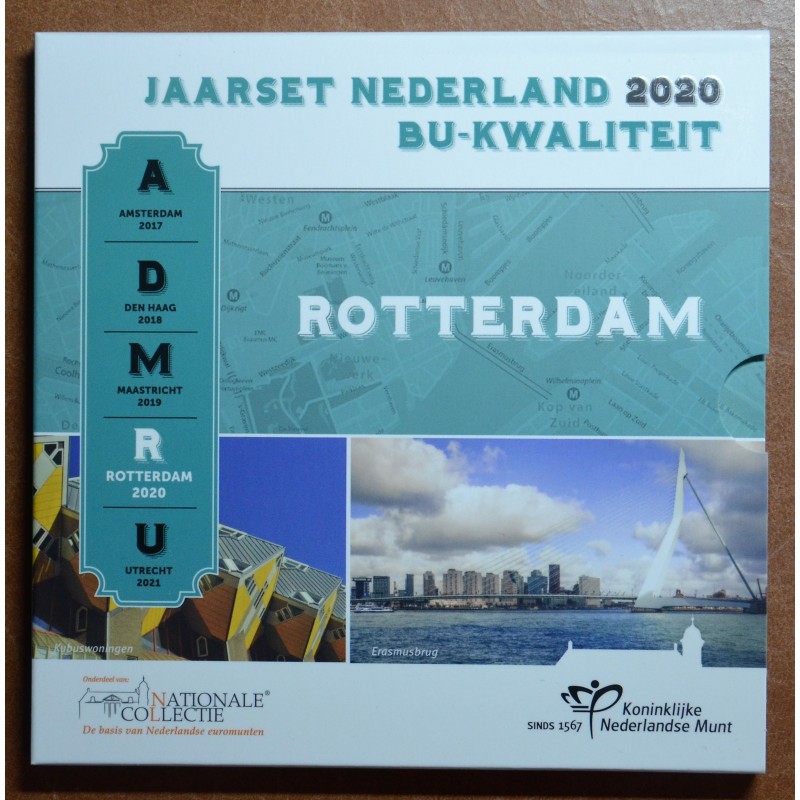 eurocoin eurocoins Netherlands 2020 - Rotterdam set of 8 coins (BU)