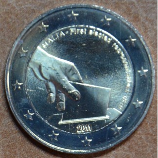 Euromince mince 2 Euro Malta 2011 - História Malty: Prvé voľby v 18...
