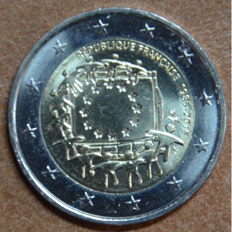 euroerme érme 2 Euro Franciaország 2015 - Az európai lobogó 30 éve ...