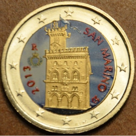 Euromince mince 2 Euro San Marino 2013 - Dom vlády (farebná UNC)