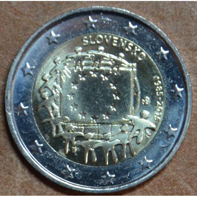 Euromince mince 2 Euro Slovensko 2015 - 30 rokov Europskej vlajky (...