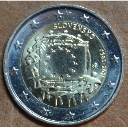 euroerme érme 2 Euro Szlovákia 2015 - Az európai lobogó 30 éve (UNC)