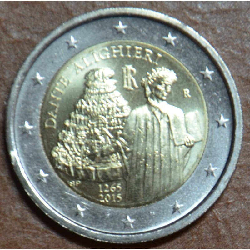 eurocoin eurocoins 2 Euro Italy 2015 - Dante Alighieri (UNC)