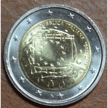 Euromince mince 2 Euro Taliansko 2015 - 30 rokov Europskej vlajky (...